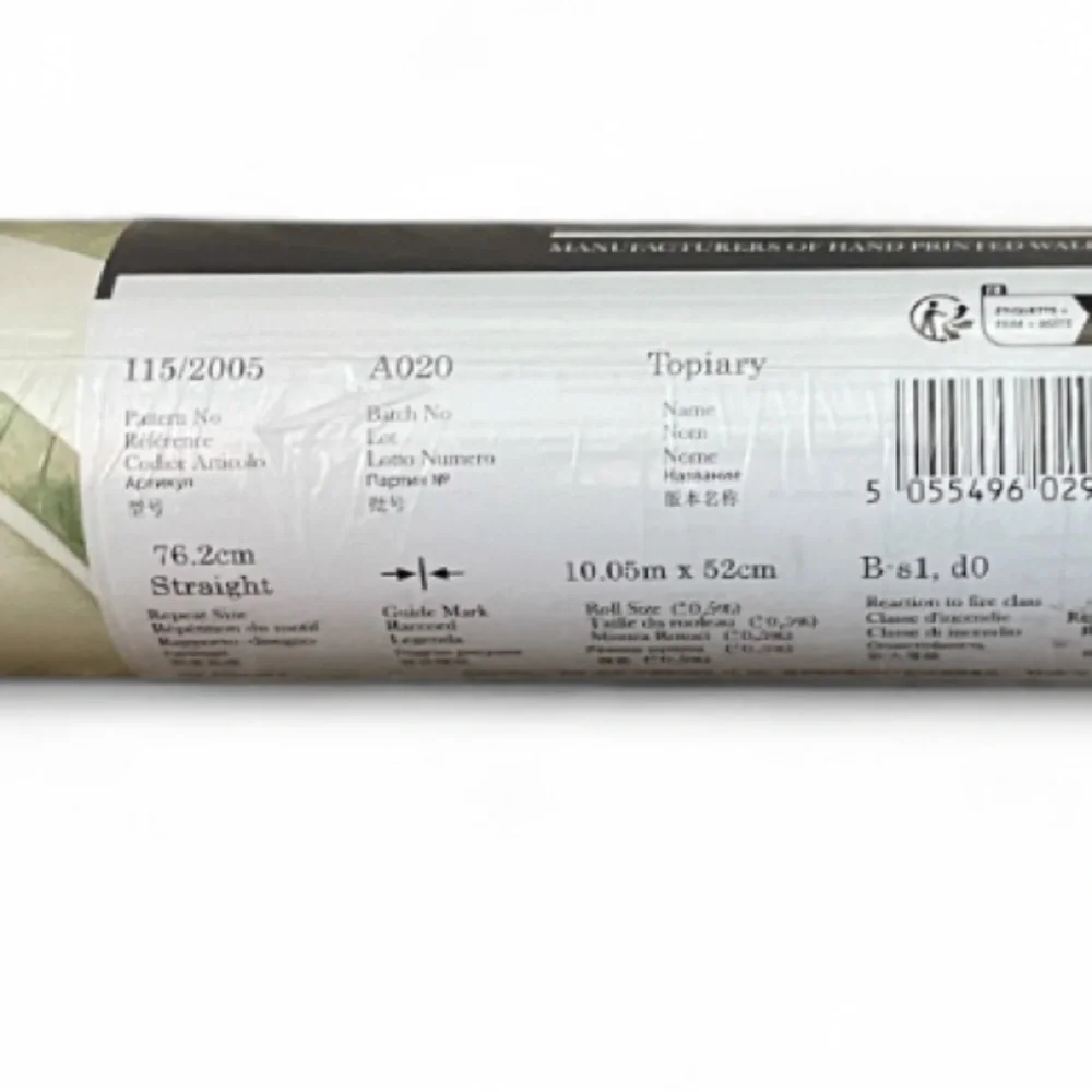 Cole and Son Topiary Leaf Green Wallpaper 1 double roll sealed